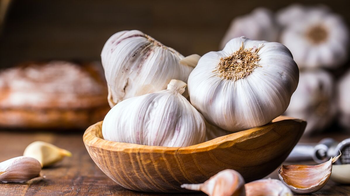 Garlic in the composition Vermixin